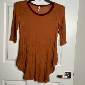 Intimately free people 3/4 sleeve knit shirt